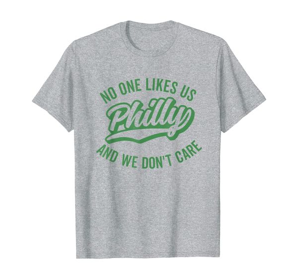 

philly no one likes us we don't care shadow shirt, White;black