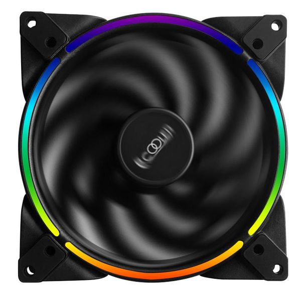 

pccooler halo computer cse fan 14 cm 12v4pin rgb 5v3pin argb 140mm cpu cooler water cooling replace pwm silent fans & coolings