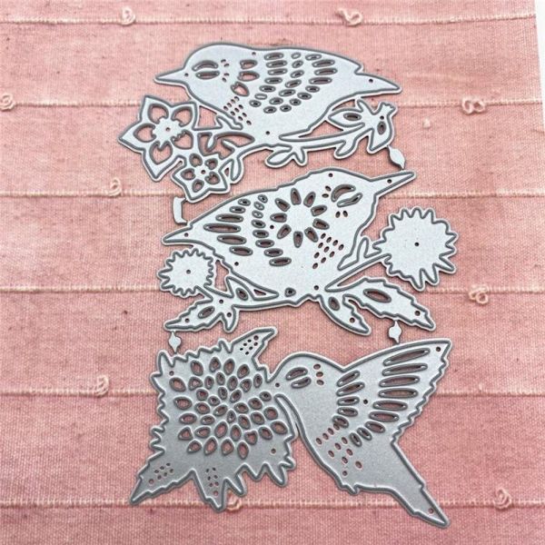 

painting supplies birds on a branch frame metal cutting dies scrapbooking craft stencils diy for cards making 2021