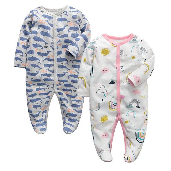 

jumpsuits 2pcs born baby clothes girls rompers cotton long sleeve clothing jumpsuit roupas infantis menino overalls costumes, Blue