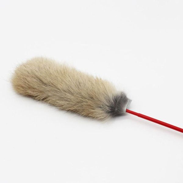 

cat toys 1 piece of pet fur tease toy fake stick play fun