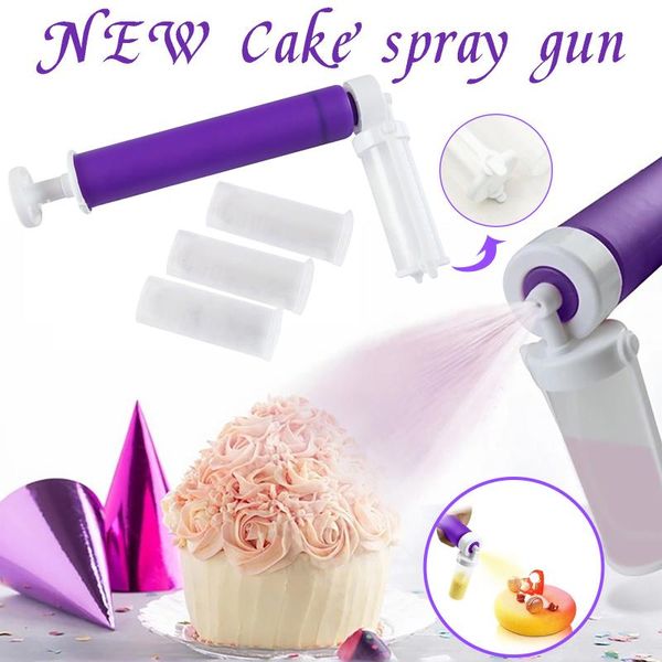 

cake manual airbrush spray gun decorat spraying coloring baking decoration cupcakes desserts kitchen pastry decor tool & tools