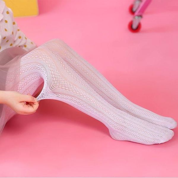 

footies nice good quality children girls pantyhose fashion casual white black cotton stretch thin breathable tights for kids, Blue