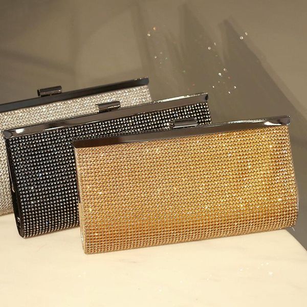 

evening bags ladies diamond bag purse luxury designer handbag leather pu female clutch shoulder crystal cellphone wallet fashion 2021