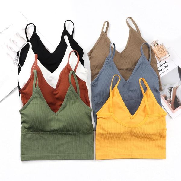 

gym clothing sportswear running yoga bra for women full cup breathable shockproof cross back push up sports workout fitness, White;black
