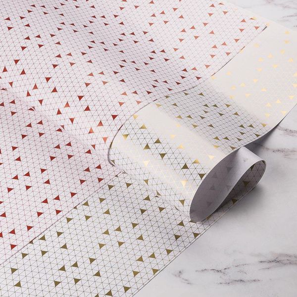 

geometric patterns gift wrapping paper 70x100cm gold foil box other arts and crafts