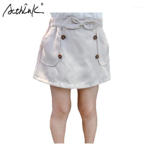 

skirts acthink 3 colors baby girls summer skirt cute solid cotton princess1, Blue