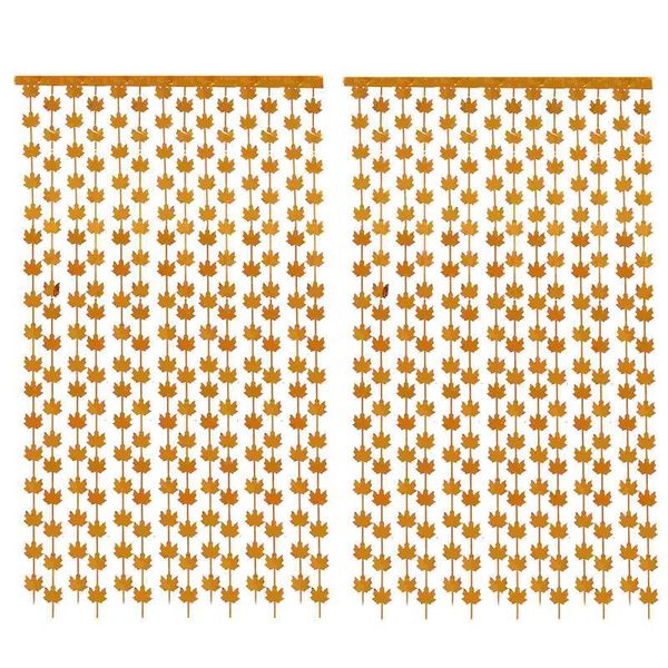 

party decoration 2pcs curtain decorative thanksgiving door partition