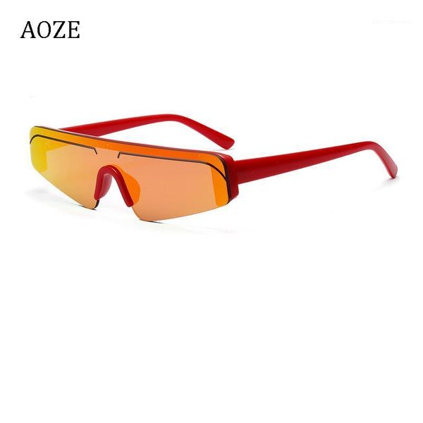 

sunglasses 2021 aoze personality designer cat-eye of mode woman shades oculos feminino uv400, White;black