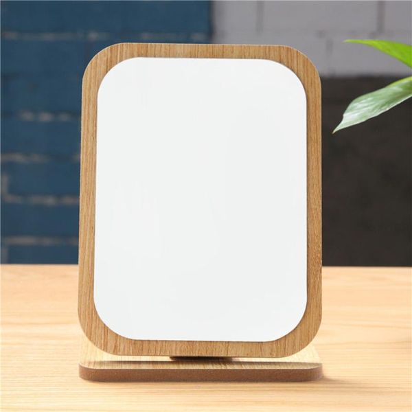 

mirrors 1pc retro deskmakeup mirror wooden folding large cosmetic