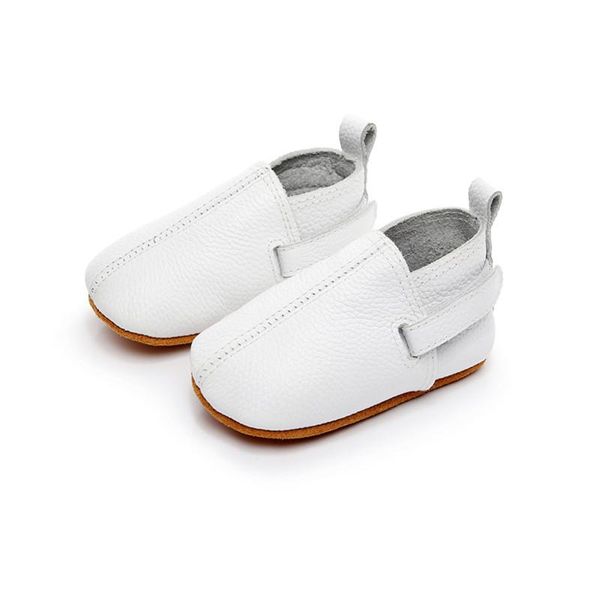 

first walkers 2021 spring autumn born baby boy girl shoes pu leather solid soft sole white enfant toddler 0-2 years old