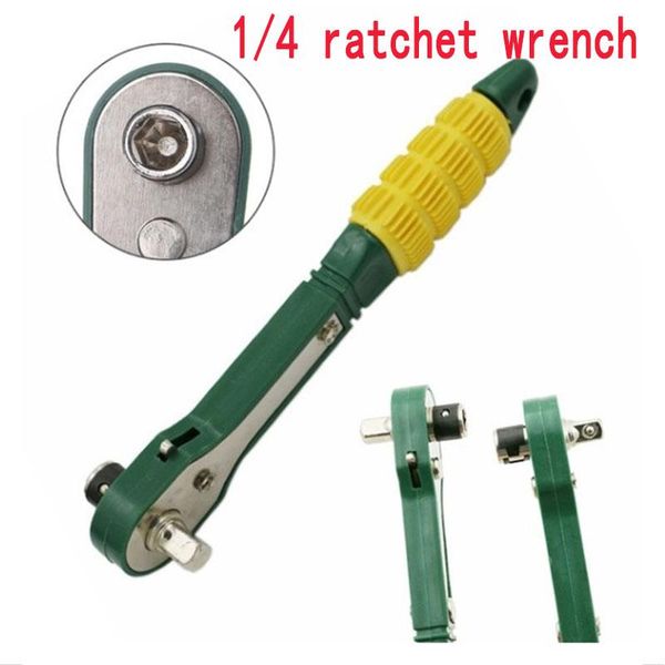 

hand tools mini quick ratchet wrench 1/4 pneumatic head screwdriver rod 6.35 and easy socket