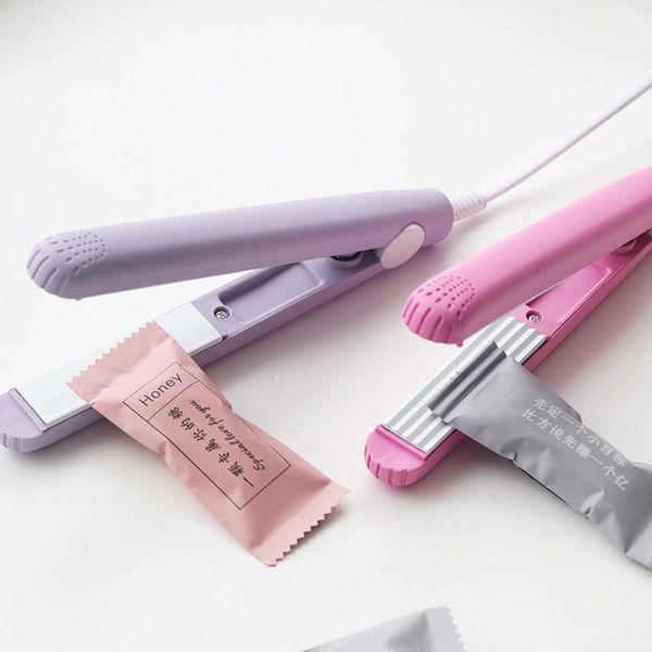 

portable vacuum creative practical household preservation bag clips mini electric heat sealing machine seal package