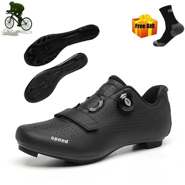 Estrada Ciclismo Sapatos Homens MTB Mountain Bike Sneakers Outdoor Black Sports Ultralight Zapatillas Ciclismo Self-Locking Bicycle Calçado