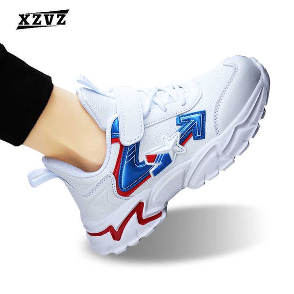 

xzvz kids sneakers pu leather children's shoes md non-slip boys girls sneakers lightweight comfortable sturdy kids footwear g1025, Black;red