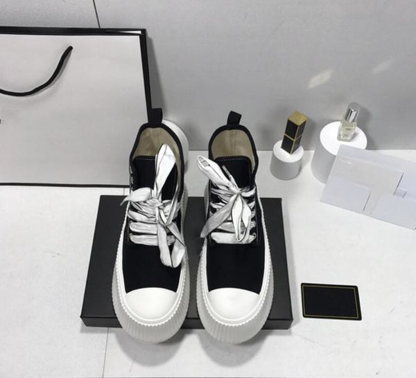 

designer casual shoes fashion women breathable outdoor platform flat thick bottom trainers fabric sneaker denim shoe size eur 35-40, Black