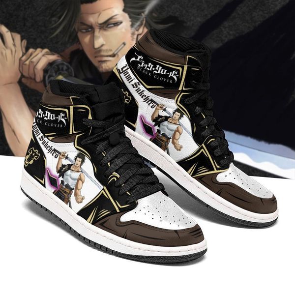 

black bull yami grimore sneakers clover anime shoes