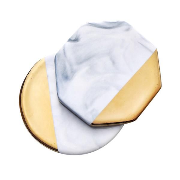 

mats & pads cup mat kitchen table dinner marble pattern ceramic heat resistant pad for home coffee tea drop
