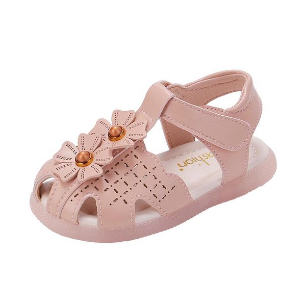 

first walkers infant baby flower sandals shoe flat sole casual shoes sneaker anti-slip soft toddler princess luminous