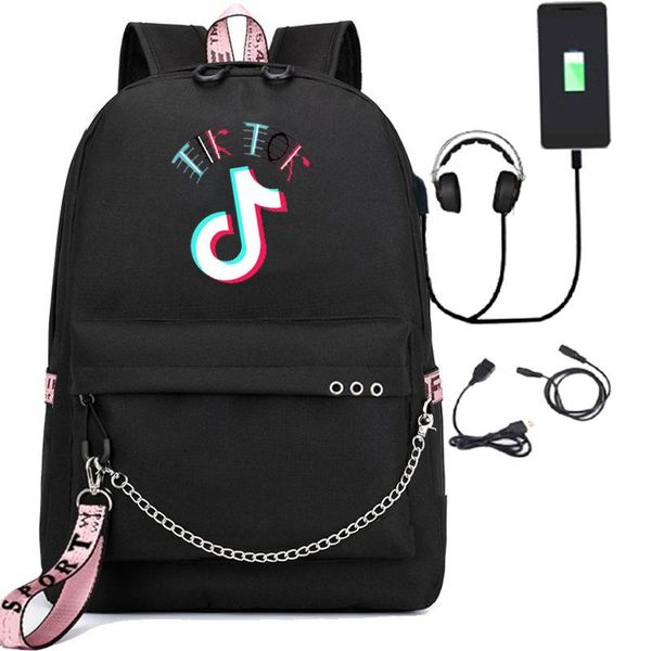 

backpack girls usb charging college school bag teenages large capacity anti theft waterproof student casual rucksack travel laptop