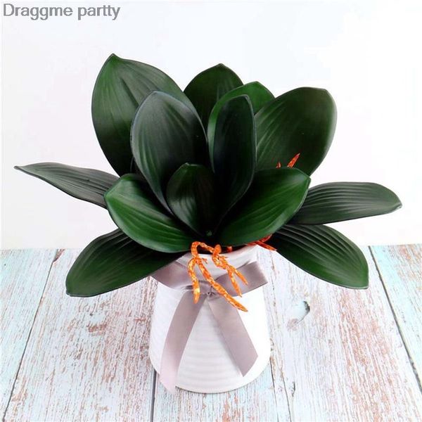 

simulation green leaf of butterfly orchid grass home plant decors artificial flowers el table decor 3 sizes decorative & wreaths