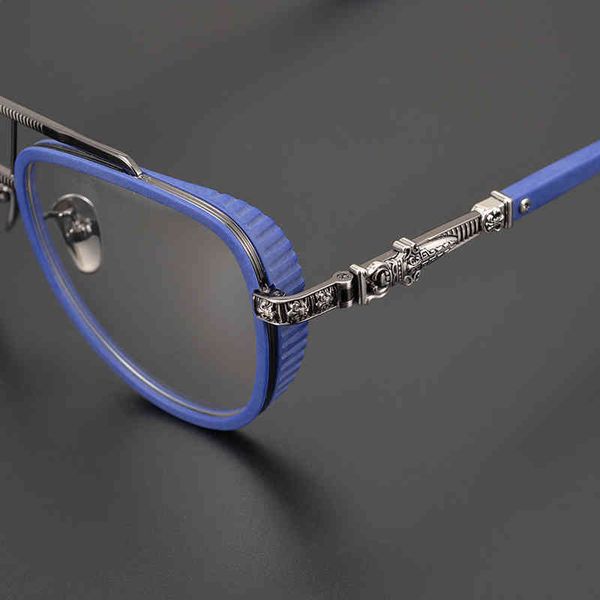 

factory outlet heavy luxury american fashion versatile large frame classic double beam flying big face flat zre1, White;black