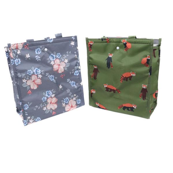 

evening bags women lunch bag with cute flower print portable insulated picnic tote food