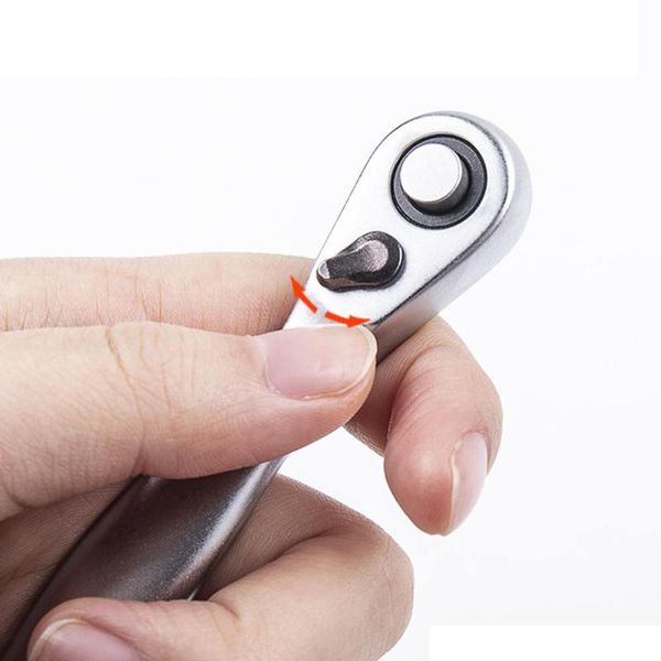 

hand tools socket wrenches 72-tooth mini 1/4 ratchet wrench auto quick release
