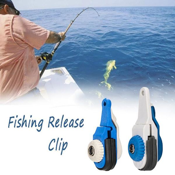 

heavy duty adjustable tension downrigger outrigger trolling release clips clip for boat fishing #yl5 hooks