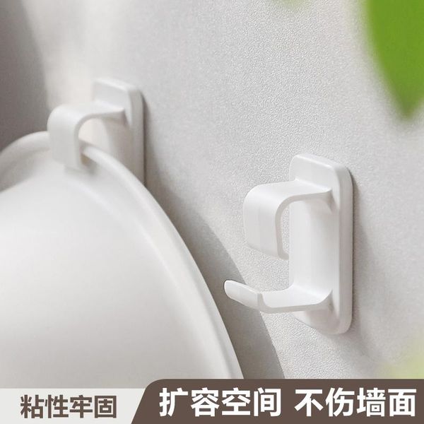 

kitchen bathrooms bauble hooks seamless wall with white 5 pack,hook1 & rails