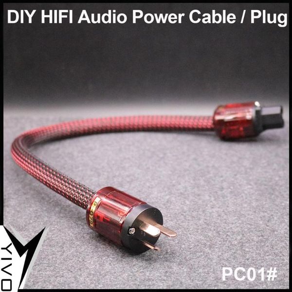 

smart power plugs hifi cable pure copper us/eu cord with p-079 / p-079e c-079 plug connector