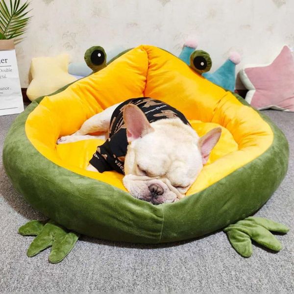 

dog cat bed cute pet supplies puppy kitten fleece thickened cozy nest kennel winter warm soft sleeping cushion house beds & furniture