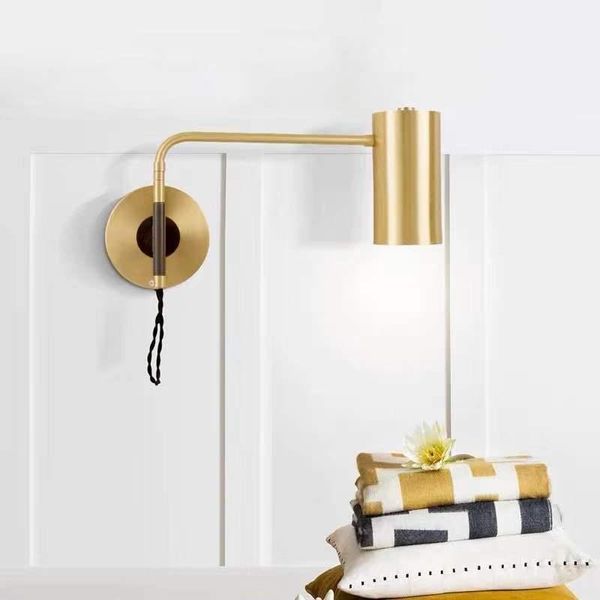 

wall lamp nordice light rope bedside aisle corridor monkey cabecero de cama