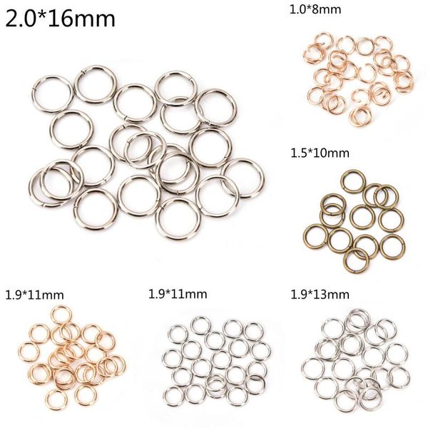 

bag parts & accessories 20pcs/lot metal rings hook key chain quickdraw, Black