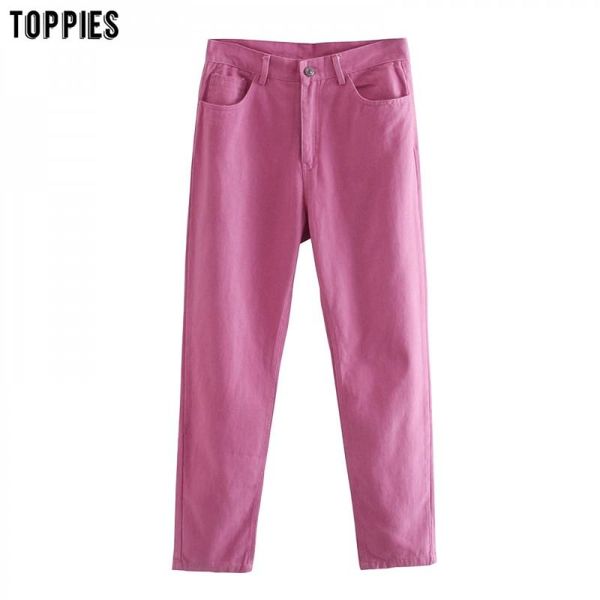 

women cotton pants full length trousers high waist straight pant streetwear women's & capris, Black;white