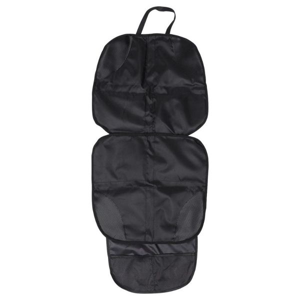 

car seat covers protector mat child baby with storage pockets (black)