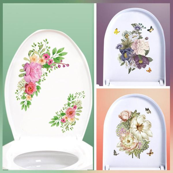 

wall stickers toilet wc sticker bathroom toilette decor on the glasses home