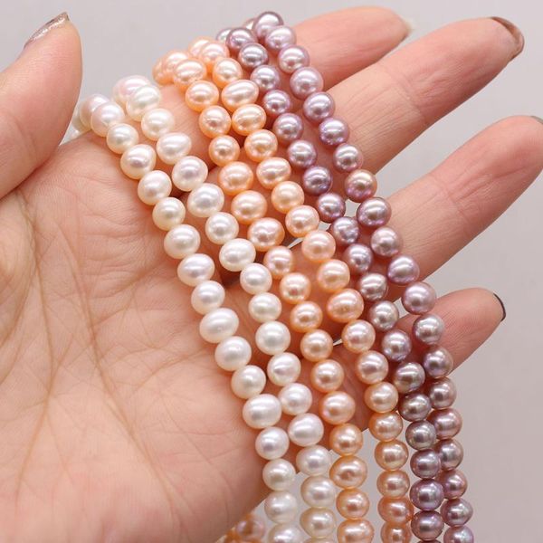 

other natural freshwater pearl near round shape beads diy ladies trendy necklace bracelet making exquisite jewelry gifts