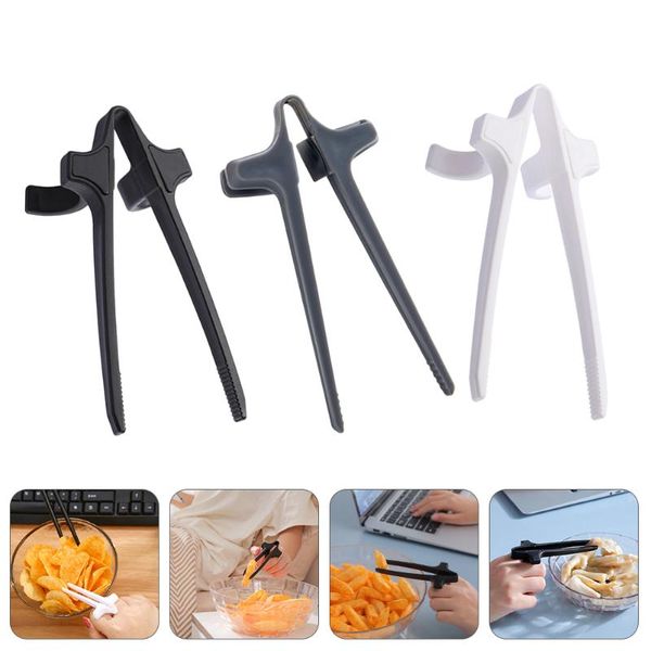 

chopsticks 3pcs finger portable simple snack (assorted color)