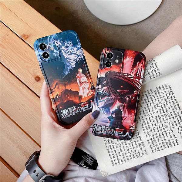 

cell phone pouches cute cartoon anime case for 11 12 pro max se 2021 7 8 plus x xr xs silicone cover fashion soft cases mini