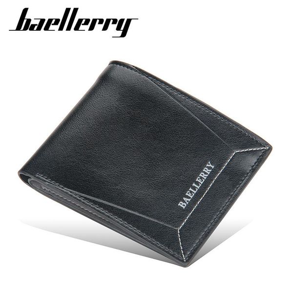 

wallets 2021 fashion korean men wallet slim short pu leather male balck/brown vintage business mens coin purse card holder, Red;black