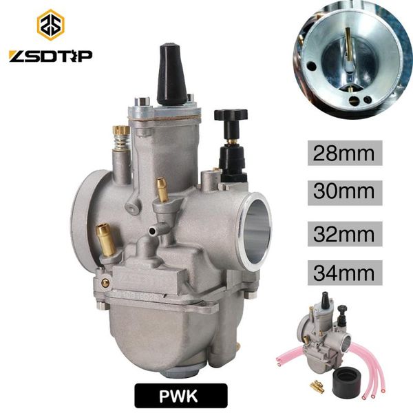 

motorcycle fuel system zsdtrp 2t 4t carb pwk 28 30 32 34 carburetor with power jet for 75cc-250cc high performence