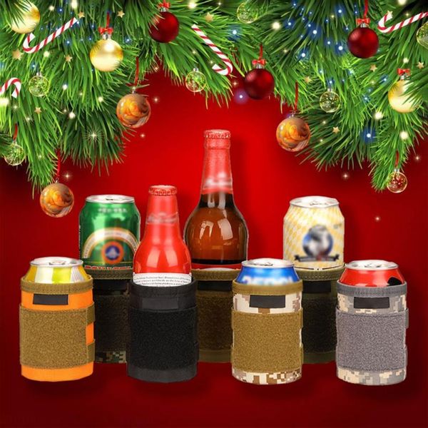 

stuff sacks christmas ktv bar holiday decoration beer bottle set tactical beverage cooler cushion cover cans c