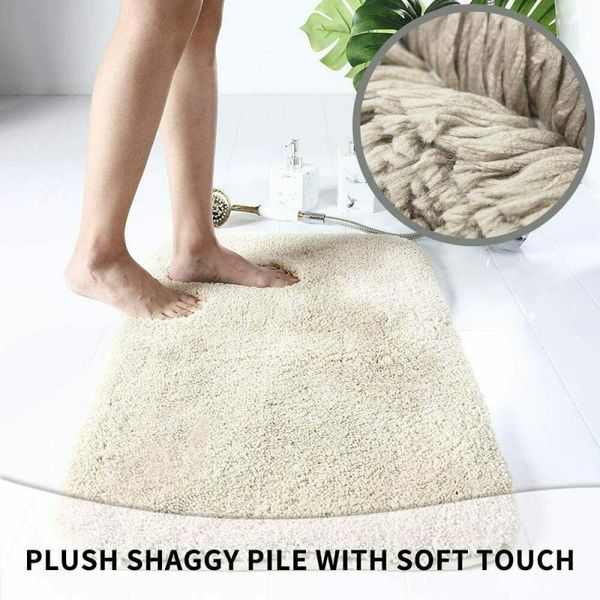 

bath mats 1pc 40x60cm home mat non-slip bathroom absorbent carpet soft microfiber rug kitchen toilet floor decor pad