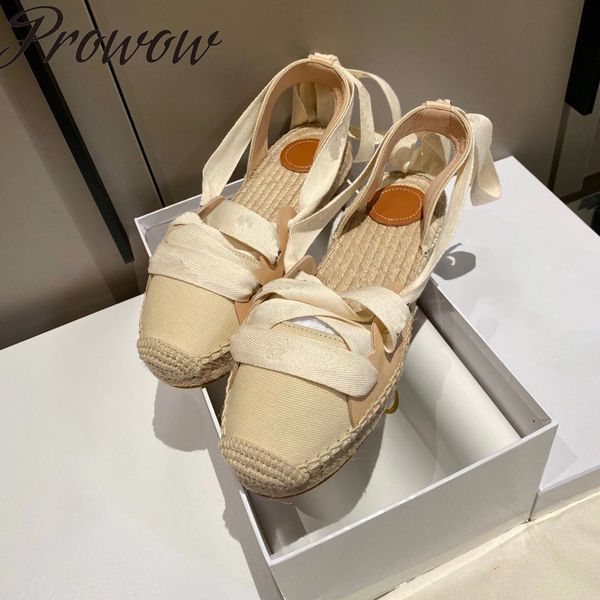 

80% off store online new summer glaidiator lace up fishman sandals luxury brand espadrilles flats shoes women, Black