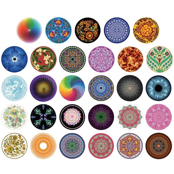 

mouse pads & wrist rests lx0b pad, round mat, small circular mousepad with designs, non-slip rubber print pad stitched edges for