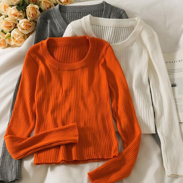 

women's sweaters womens winter round neck autumn sweater long sleeve cardigans fashion crop drop, White;black