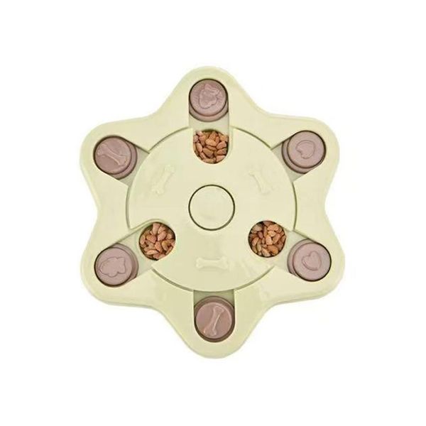 

pet toys dog dish turntable bowl anti-slack slow anti-smashing container apparel