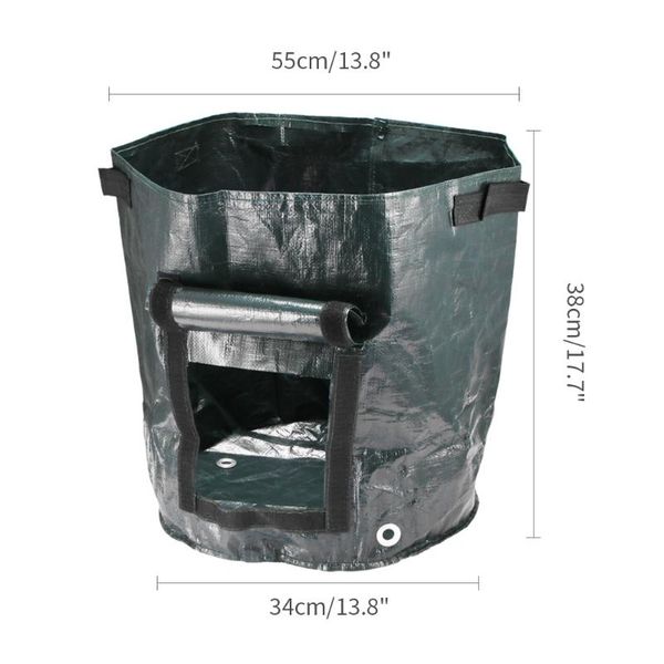 

planters & pots vegetable plant grow bag diy potato planter pe cloth tomato planting container thicken garden pot supplies