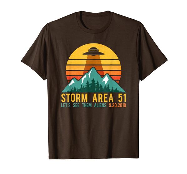 

retro storm area 51 shirt, ufo lets see them alien tee gift, White;black